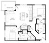 2 Bedroom D1 SIM Floor Plan 2 Bedroom D1 SIM Floor Plan at Two Points Crossing, Wisconsin, 53593
